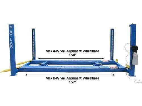 Atlas PK-412A Heavy-Duty 12,000 lbs 4-Post Car Alignment Lift